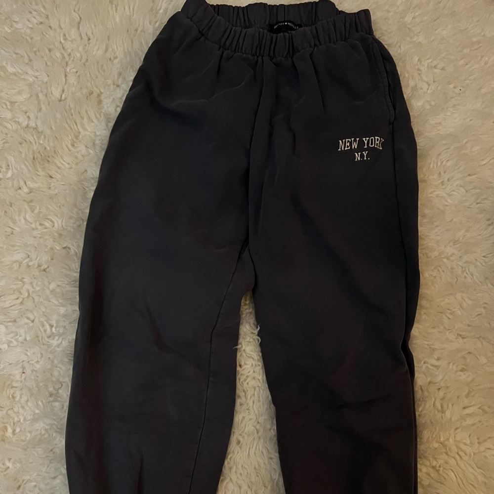 dusty blue brandy Melville New York sweatpants